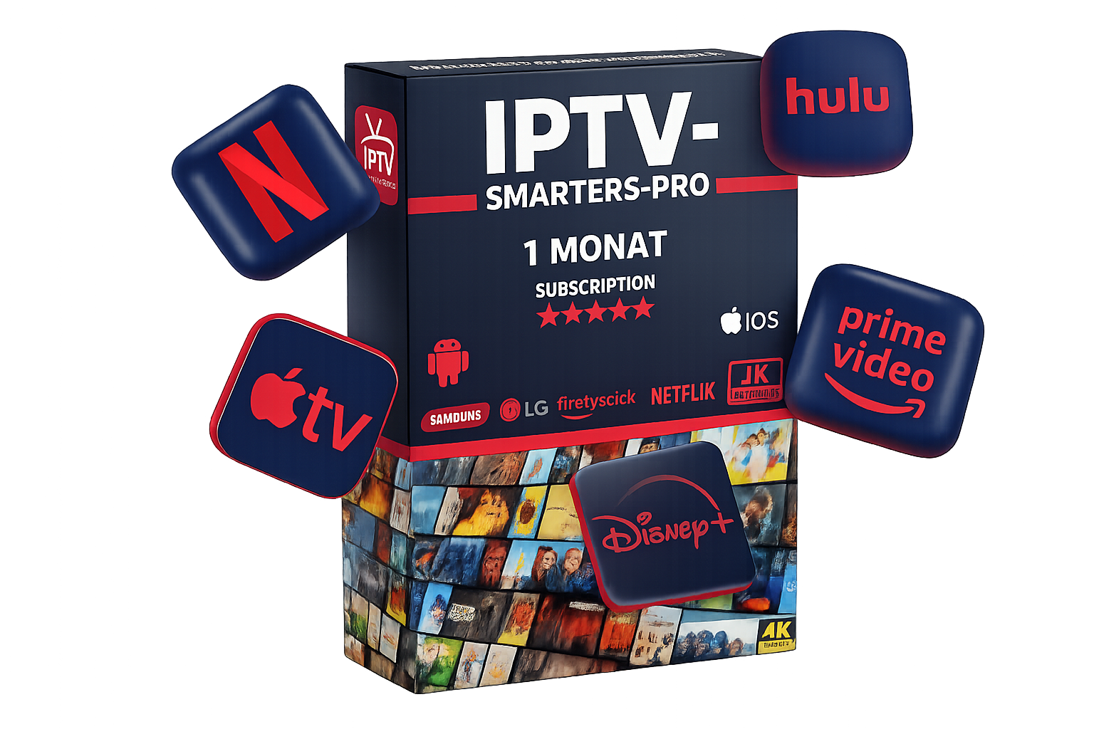 IPTV Smarters Pro Abonnement 1 Monat kaufen – Deutschland
