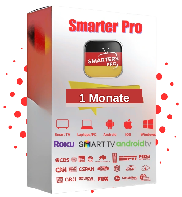 IPTV Smarters Pro Abonnement 1 Monate